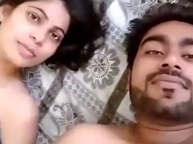 Indian couple shares passionate moments in bed