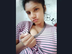 Stunning TikTok star with big breasts shares intimate footage in leaked collection