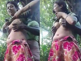 Desi bhabhi gets anal sex in the forest with her lover and pure Bengali audio