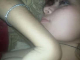 Indian girlfriend and boyfriend's night of pleasure with Hindi commentary