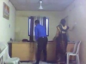 Indian bride gets fucked by her husband's friend in office