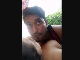 Desi couple engages in quick outdoor sex in village setting