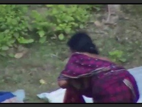 Indian village wife's big boobs in a steamy video