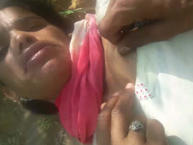 Indian village slut engages in outdoor sex