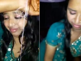 Adorable South Asian girl uncovers her intimate area and pleasures herself