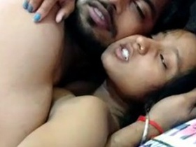 Cute girl experiences painful pleasure during intense fucking