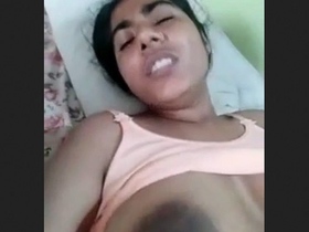 Horny bhabhi cums hard on camera