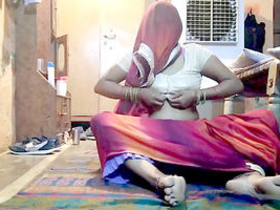A young nephew engages in intense sexual activity with his aunt from a rural Indian village