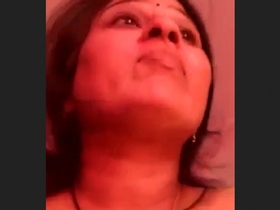 Attractive sister-in-law in action