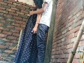 Official video of black dress bhabi in action