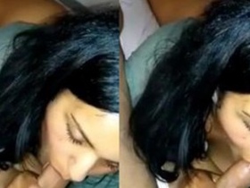 NRI babe sucks cock in hot blowjob video