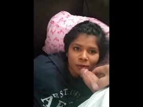 Bengali girl gives a sensual blowjob
