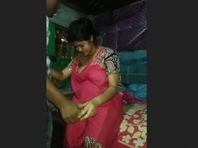 Beautiful bhabhi and her husband in passionate love making video