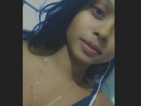 Cute Indian girl shares video of her body