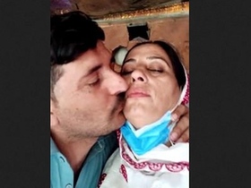 Indian aunty and her neighbor uncle's romantic video