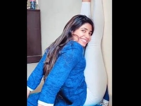 TikTok video featuring a hot Desi girl