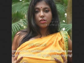 Stunning Bengali model Ruhi's erotic encounter with literature in Naari Magazine