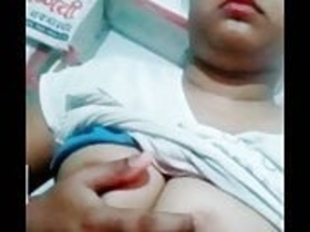 Rajni, a cute Indian girl with perky tits, gets naughty on camera