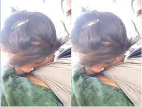 Exclusive video of a cute Indian girl giving a blowjob