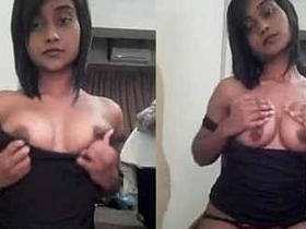 Indian beauty indulges in sensual solo play in intimate video