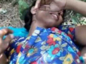 Village girl from India engages in outdoor sex