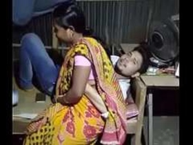 Indian village sister enjoys herself with him