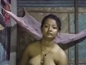 Self-shot video of nude Susmita Debnat at home