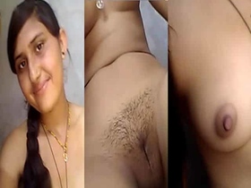 Dehati girl's nude MMS showcasing her sexy pussy
