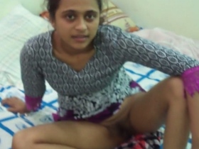 Desi college girl gets naughty with homeowners daughter in PG