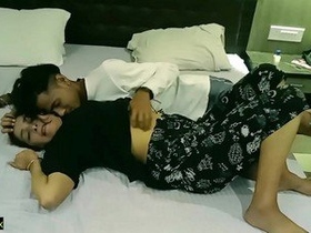 Arousing Hindi girl enjoys intense sexual encounter with her stepbrother