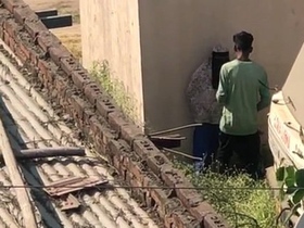 Bhabhi with hijabi gets fucked outdoors by lover