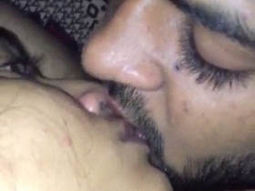 Indian lovers indulge in passionate cock sucking and kissing