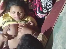Bhabha's big boobs and village aunty sex in homemade video