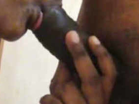 Mallu Manju takes on a massive cock in this steamy video