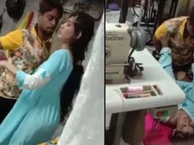 Indian college girl caught having sex in workshop by co-worker