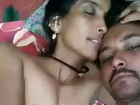 Romantic couple's home sex video with foreplay in Indian setting