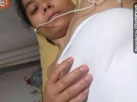 Desi girl strips during webcam session