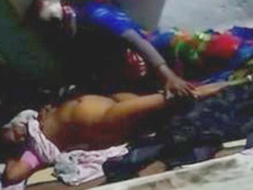 Mature Indian couple's passionate rendezvous in the dark
