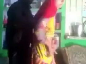 Indian wife and husband engage in sexual activity