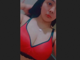 Enjoy the sight of adorable big boobs in this video