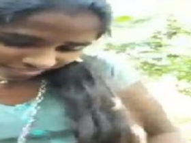 Tamil hottie indulges in outdoor sex with her lover