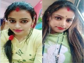College girl's nude video call with her lover