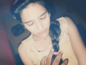 Cute desi girl rides her lover in a steamy video