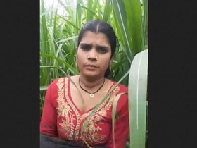 Desi village bhabi gets caught in the act