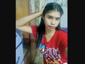 Bhabi in full nude teasing her lover