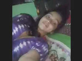 Cute Bangla girl pleasures herself in a selfie video