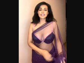 Randi Flora Saini's provocative performance on the Buy a Ticket and Get Naked app