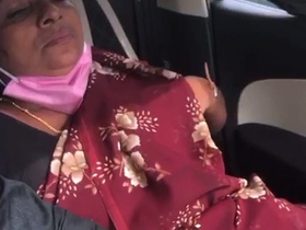 Aunt Marged gets wild in the back seat of a car