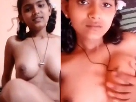 Cute village girl reveals her sensual side