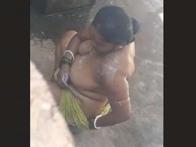Secretly recorded video of Indian wife bathing